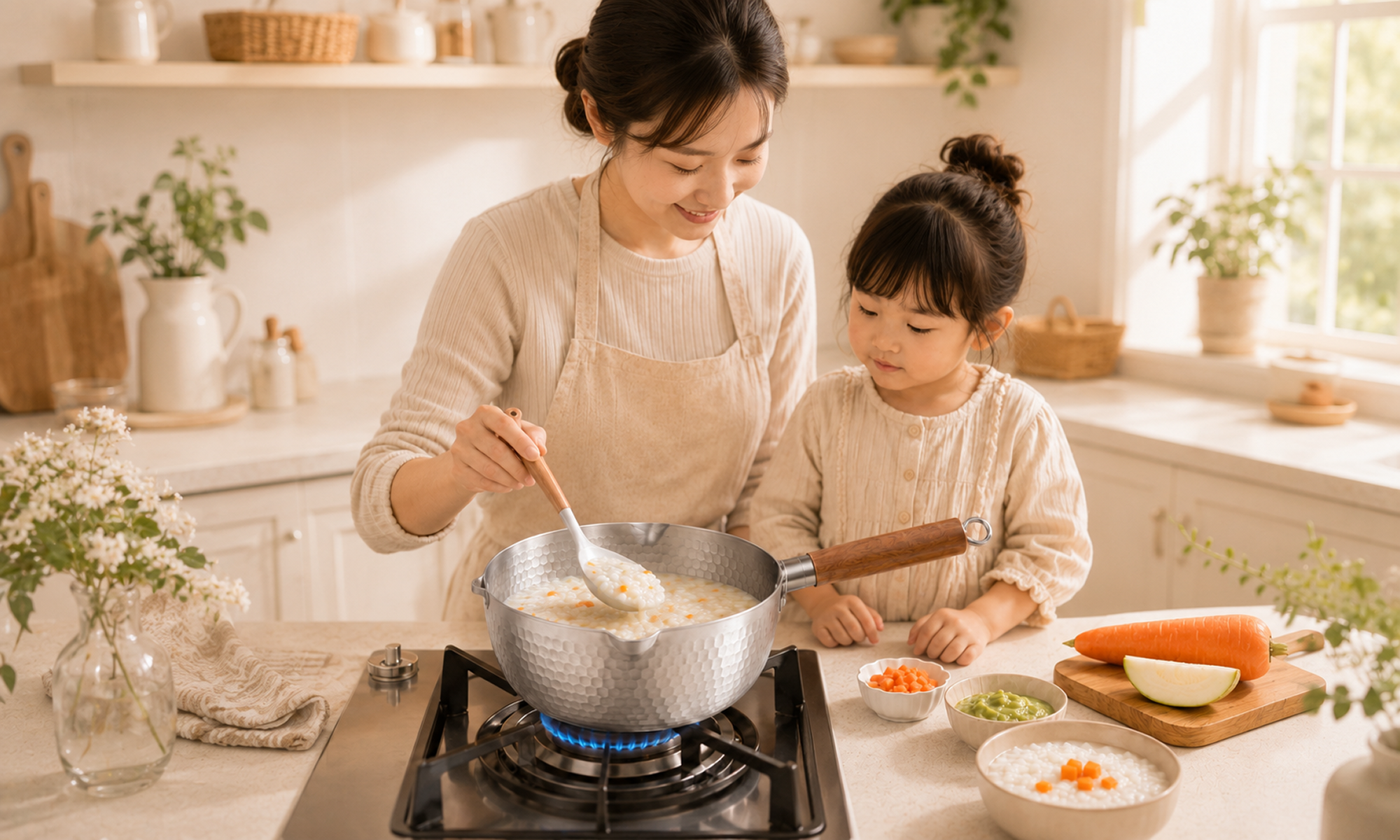 开放式厨房爆炒大片 / 桌面成品展示图